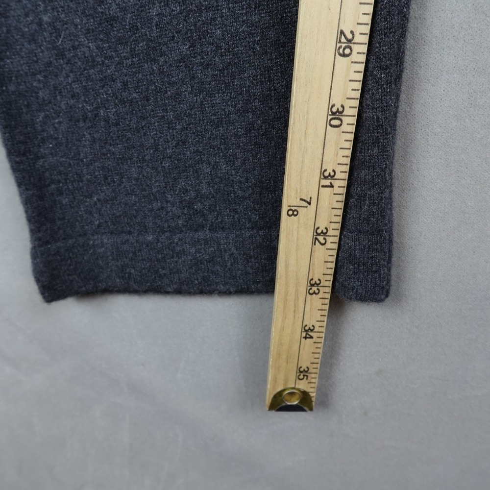 NWT Quince Mongolian Cashmere Pants Women Straight Leg Heather Charcoal Medium - Picture 5 of 10